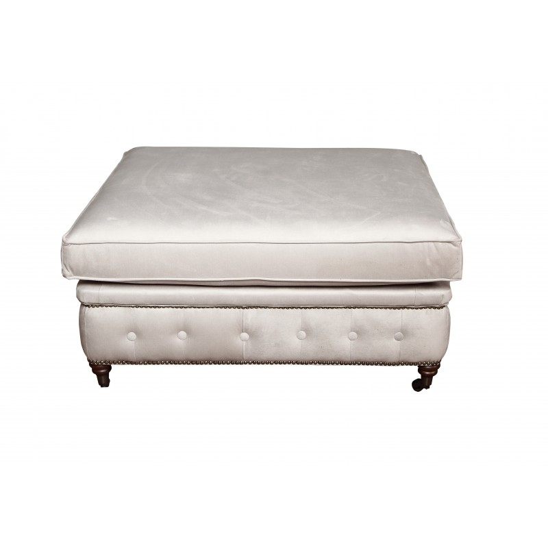 Podnožka Chesterfield Oxford 100x100 - Meble Ropez