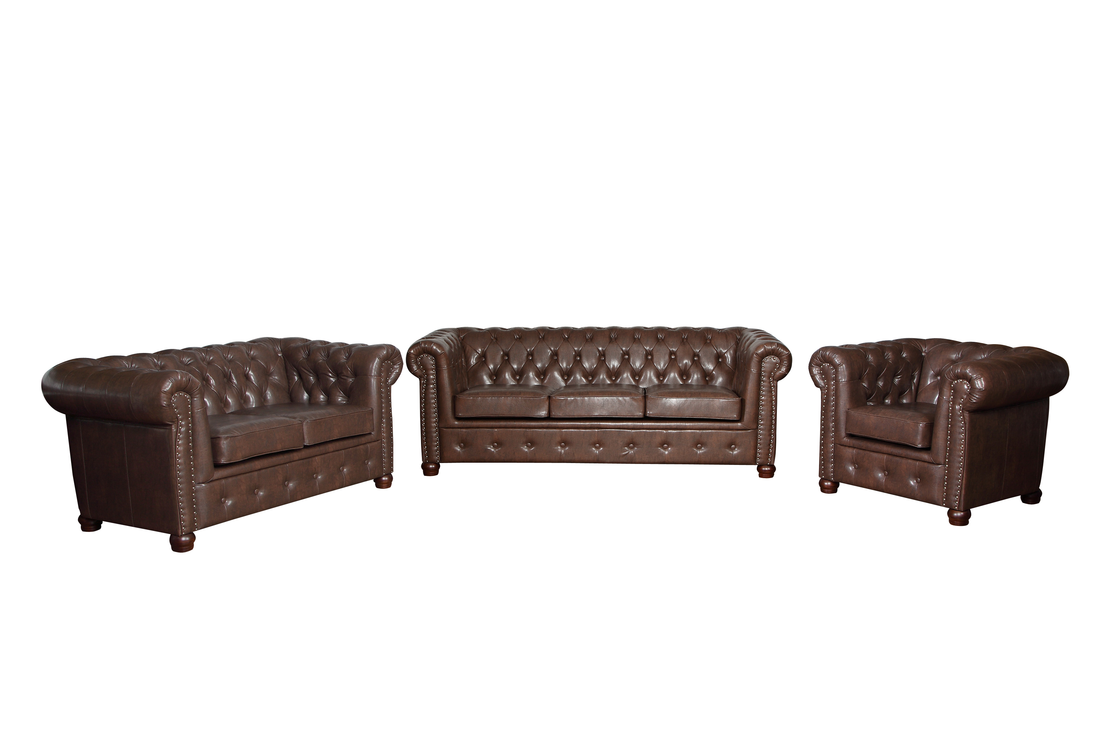 Sada Chesterfield Oxford se 2 a 3-místnou pohovkou a křeslem - Meble Ropez
Sada Chesterfield Oxford se 2 a 3-místnou pohovkou a křeslem - Meble Ropez