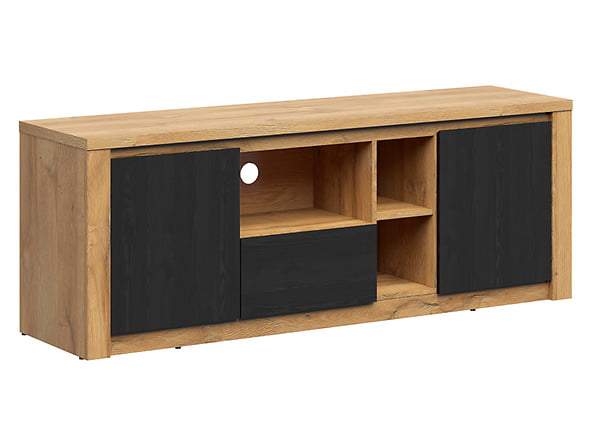 Dvoudveřový TV stolek se zásuvkou do obývacího pokoje Walton - Black Red White - BRW
Dvoudveřový TV stolek se zásuvkou do obývacího pokoje Walton - Black Red White - BRW