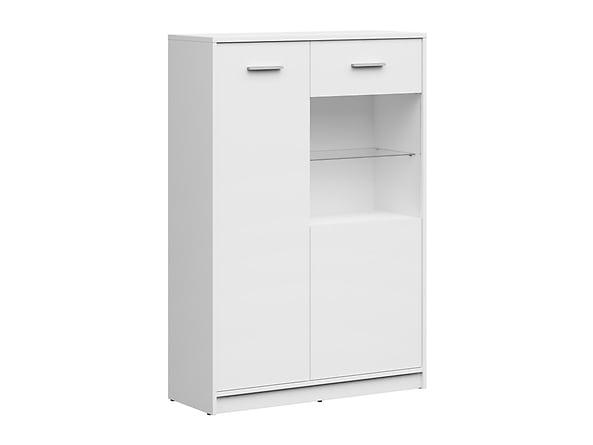 Dvoudveřová prosklená vitrína do obývacího pokoje Nepo Plus - Black Red White - BRW
Dvoudveřová prosklená vitrína do obývacího pokoje Nepo Plus - Black Red White - BRW