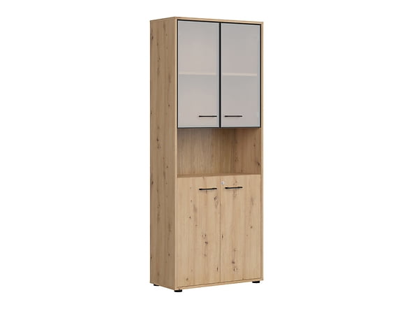 Vysoký regál se zámkem do kanceláře nebo pracovny Space Office - Black Red White - BRW
Vysoký regál se zámkem do kanceláře nebo pracovny Space Office - Black Red White - BRW