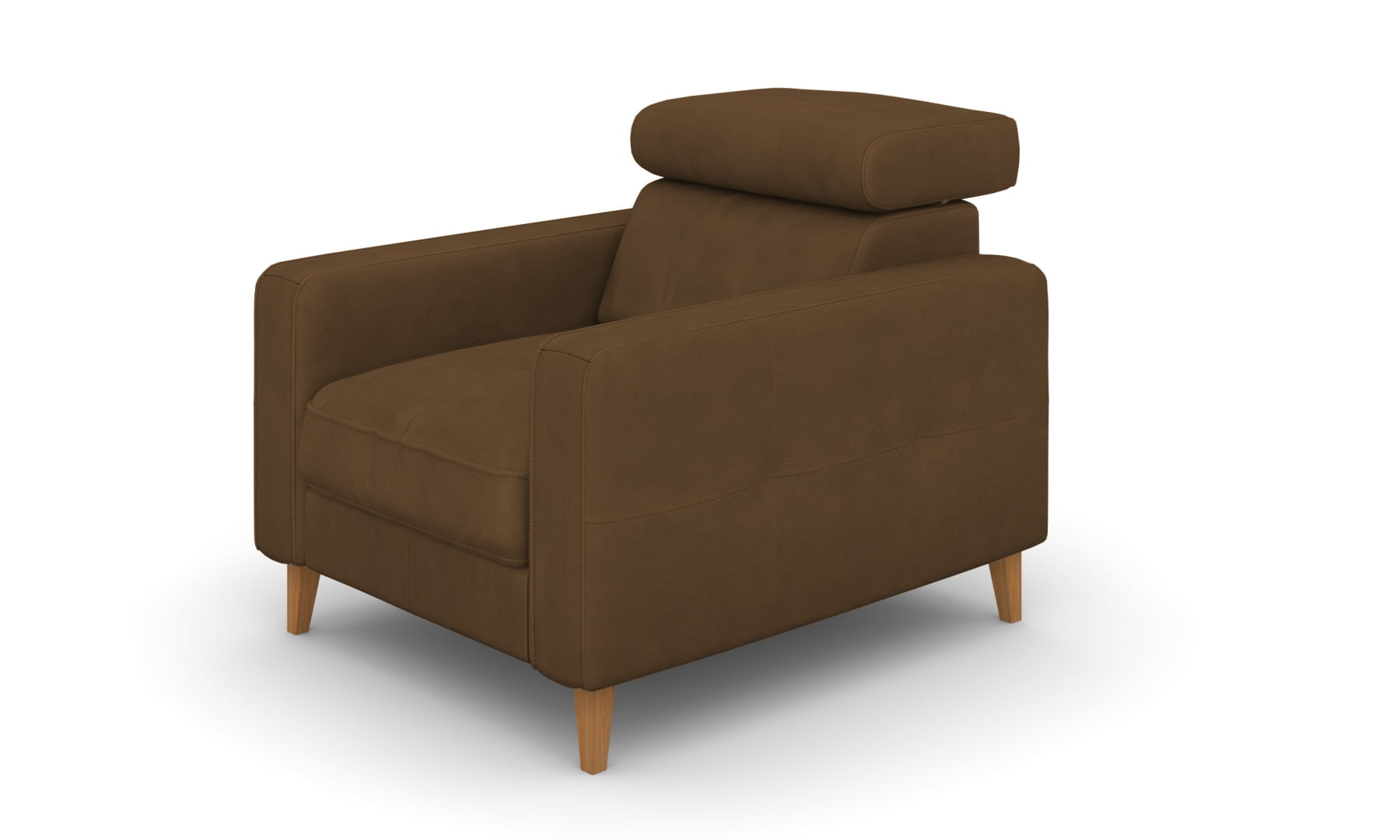 Elegantní čalouněné křeslo s opěrkou hlavy do obývacího pokoje Goya - Bydgoskie Meble
Elegantní čalouněné křeslo s opěrkou hlavy do obývacího pokoje Goya - Bydgoskie Meble