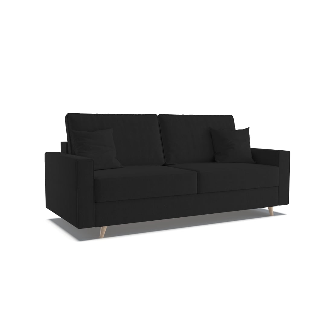 Elegantní 3-místná pohovka pro každodenní spaní s mechanismem rozkládání typu DL a úložným prostorem na lůžkoviny Lorisa - Forte
Elegantní 3-místná pohovka pro každodenní spaní s mechanismem rozkládání typu DL a úložným prostorem na lůžkoviny Lorisa - Forte