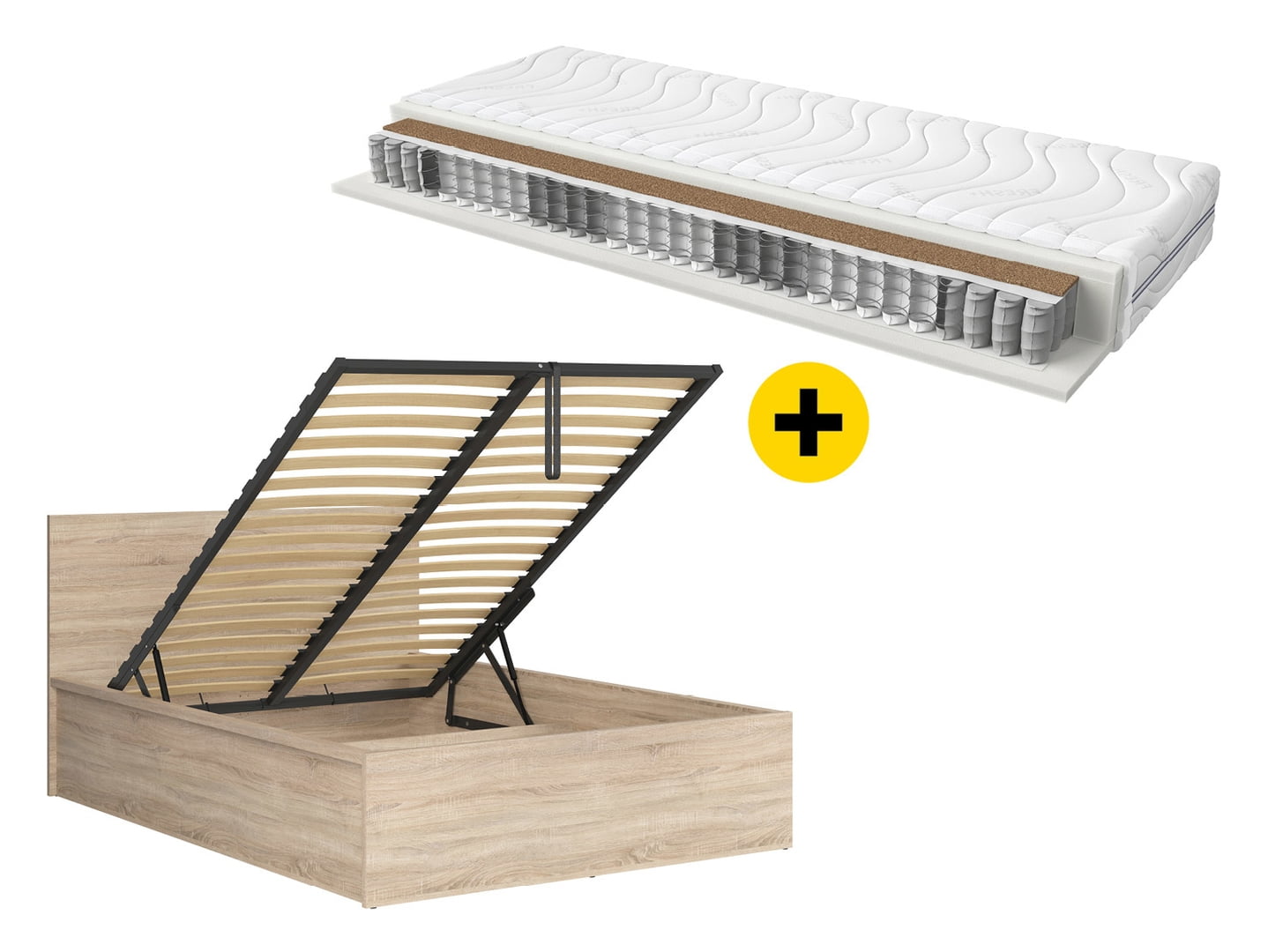 Zestaw łóżko Tetrix 140x200 ze stelażem i materacem Ceres - Black Red White - BRW
Zestaw łóżko Tetrix 140x200 ze stelażem i materacem Ceres - Black Red White - BRW
