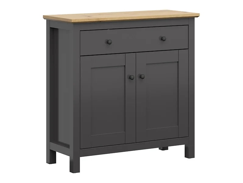 Praktická dvoudveřová komoda se zásuvkou do obývacího pokoje / ložnice Hesen - Black Red White - BRW
Praktická dvoudveřová komoda se zásuvkou do obývacího pokoje / ložnice Hesen - Black Red White - BRW