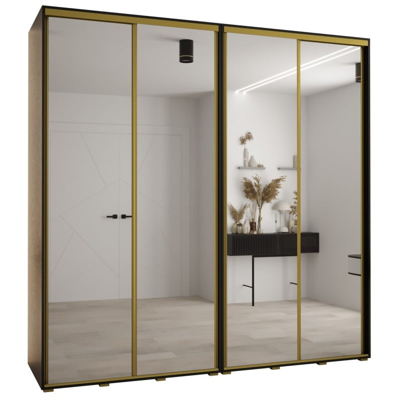 Vysoká šatní skříň s posuvnými dveřmi a zrcadlem Davos 2 240, hloubka 60 cm, výška 235,2 cm - Abiks Meble
Vysoká šatní skříň s posuvnými dveřmi a zrcadlem Davos 2 240, hloubka 60 cm, výška 235,2 cm - Abiks Meble