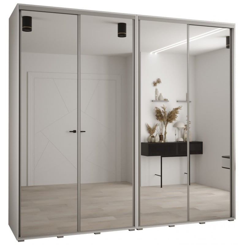 Vysoká šatní skříň s posuvnými dveřmi a zrcadlem Davos 2 260, hloubka 60 cm, výška 235,2 cm - Abiks Meble
Vysoká šatní skříň s posuvnými dveřmi a zrcadlem Davos 2 260, hloubka 60 cm, výška 235,2 cm - Abiks Meble