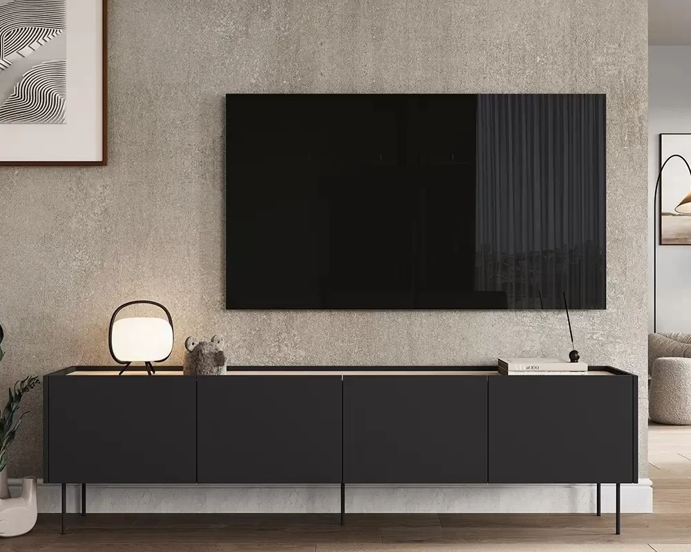 TV stolík Desin 220 cm so zásuvkou