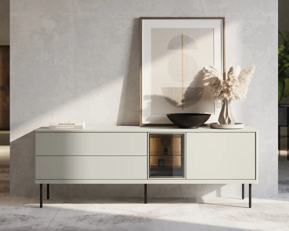 Szafka RTV Epiro z oświetleniem