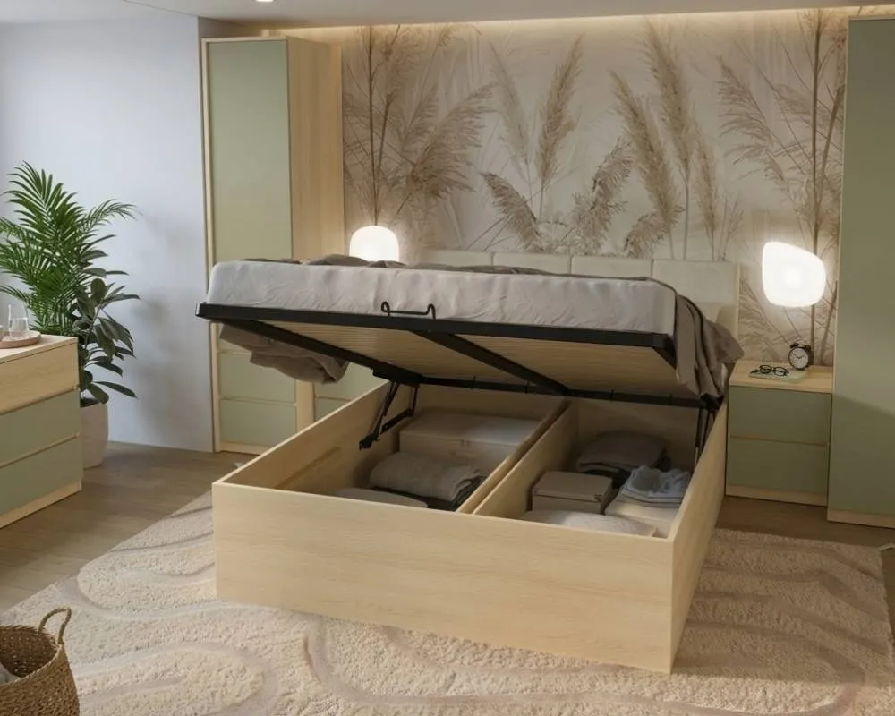 Postel Terra 180 s úložným prostorem