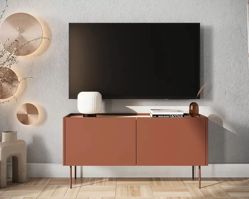 TV stolík Desin 120 cm so zásuvkou