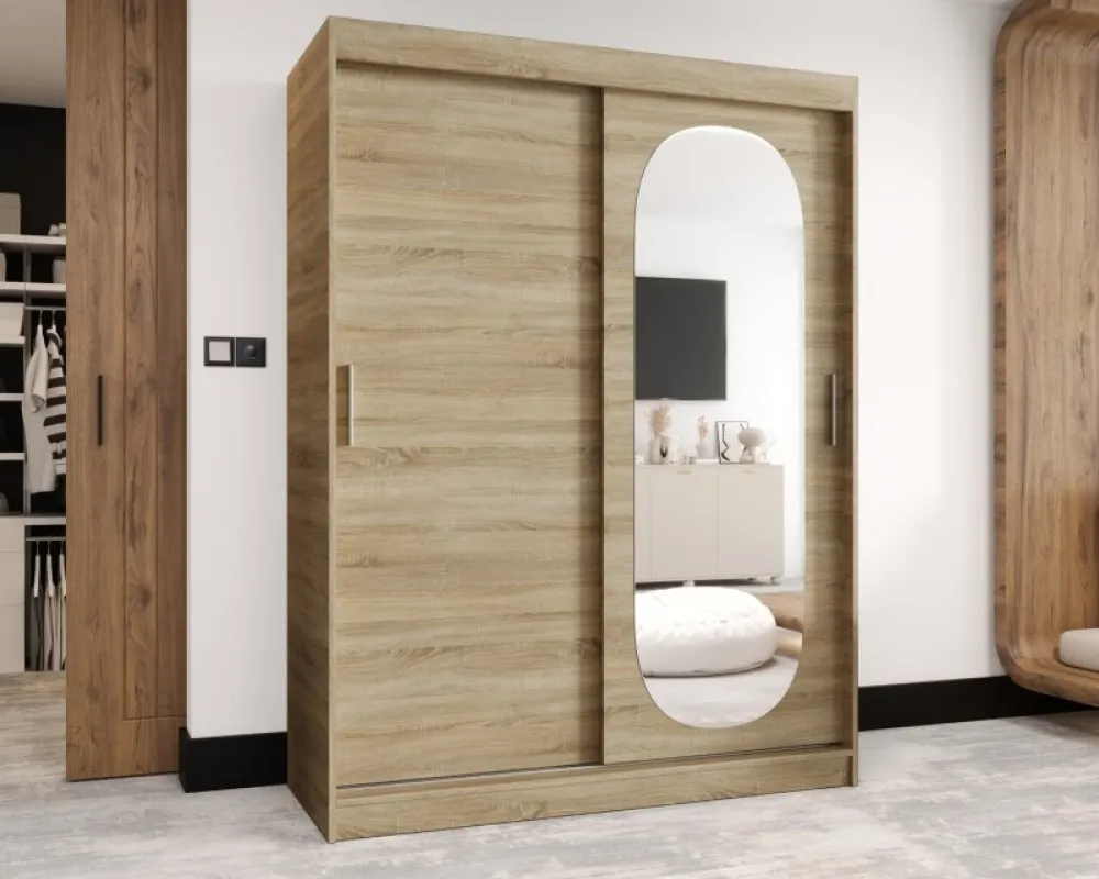 Skriňa s posuvnými dverami so zrkadlom Royal 150 cm