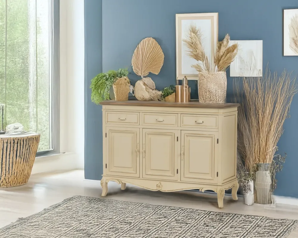 Elegantní komoda se zásuvkami a dvířky do obývacího pokoje nebo ložnice Rimini