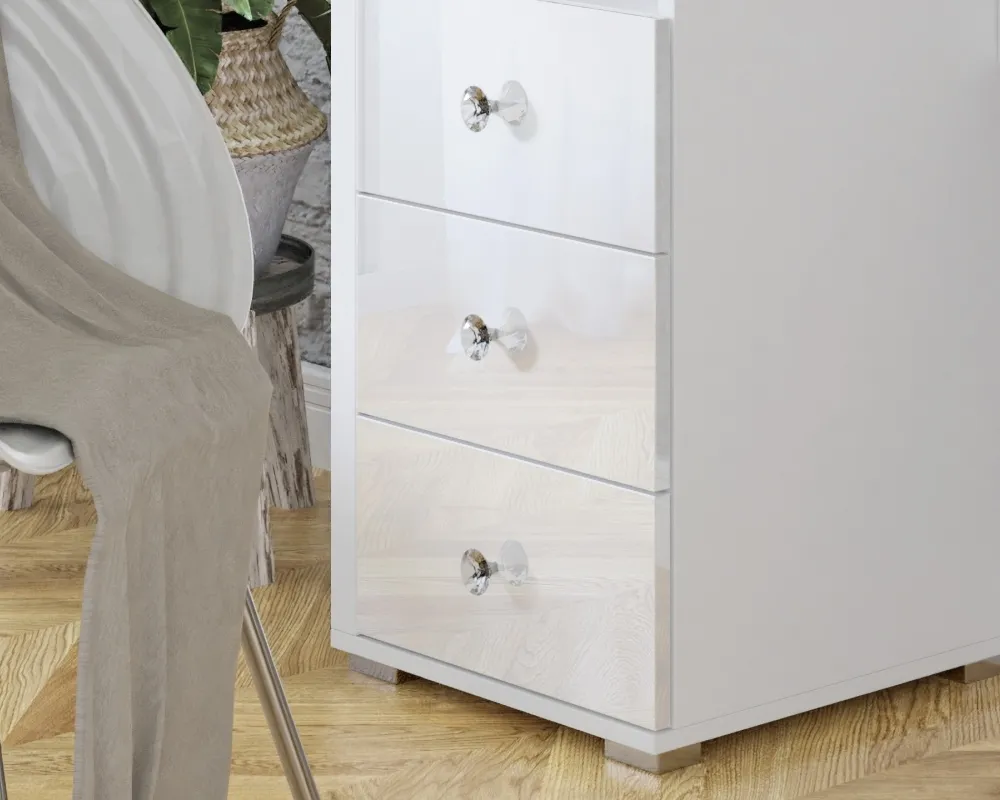 Moderní toaletní stolek s osvěltením do ložnice Diva