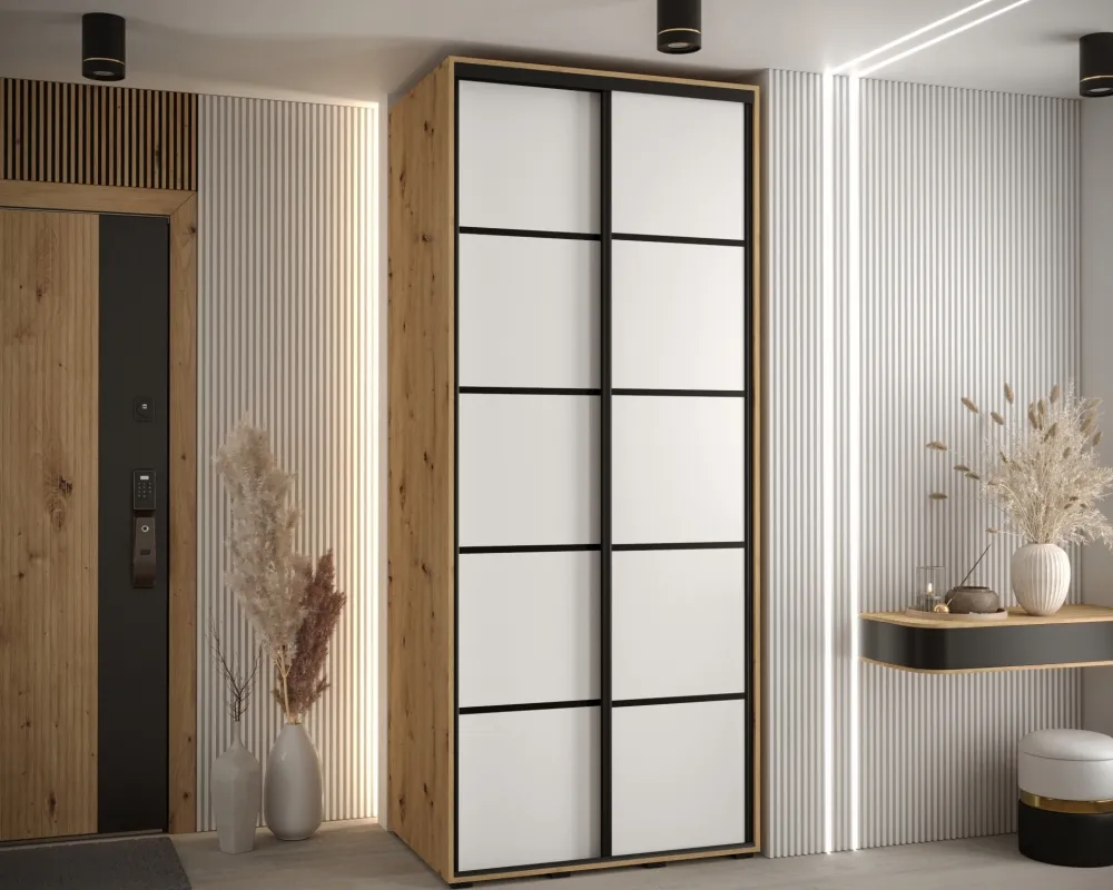 Šatní skříň Cannes 4 100 hloubka 60 cm