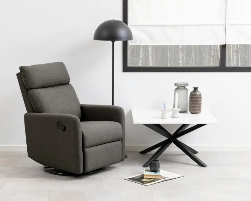 Otočné křeslo Mikkeli s funkcí relaxu