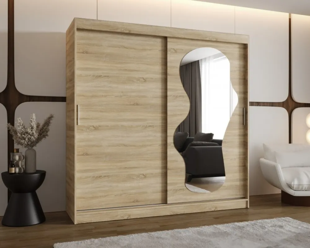 Šatní skříň s posuvnými dveřmi Ultra 200 cm