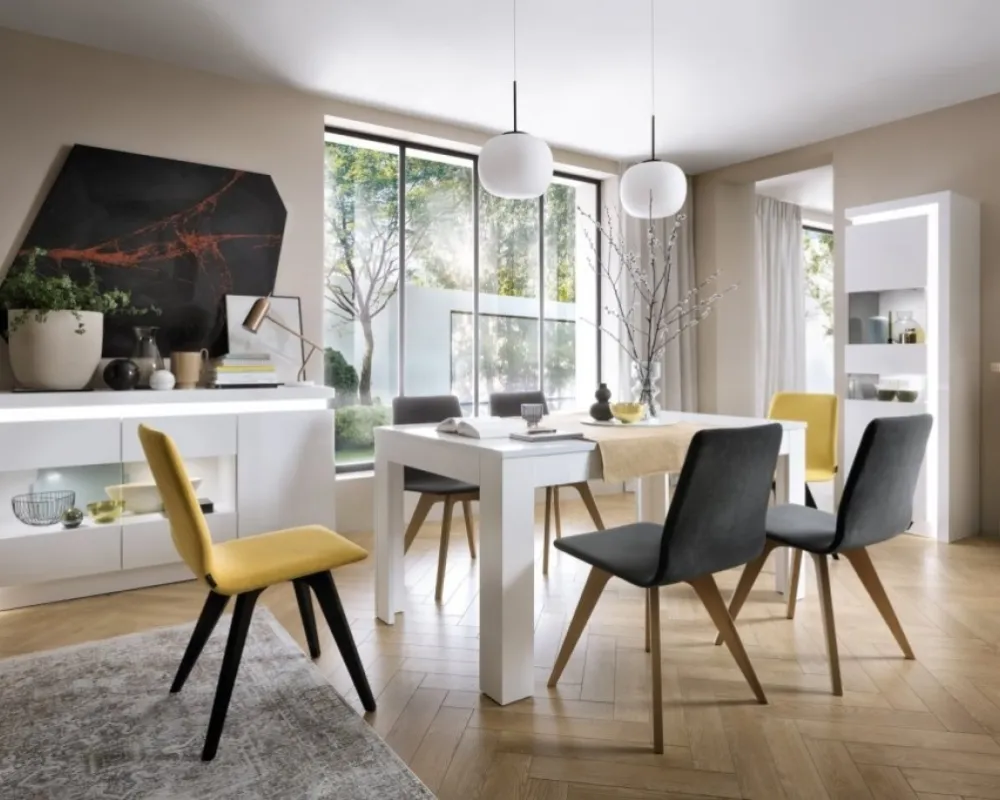 Moderní rozkládací jídelní stůl Lyon