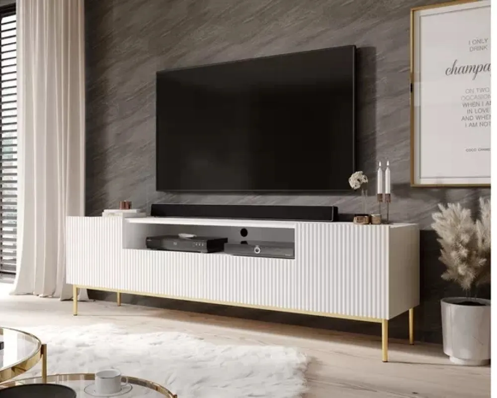TV stolík Nicole 200 cm s výklenkom