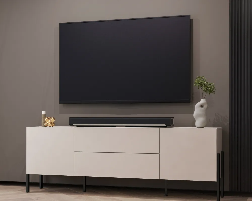 TV stolek se dvěma zásuvkami Jukon