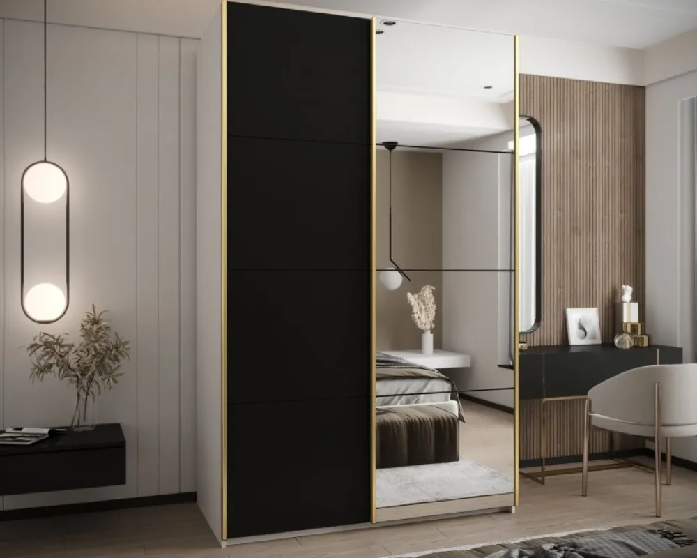 Skriňa s posuvnými dverami so zrkadlom Lux 3 170