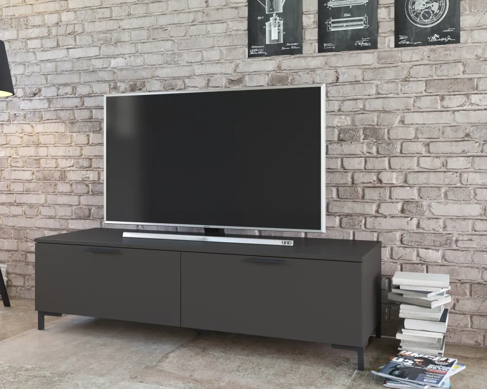 Praktický dvoudveřový TV stolek do obývacího pokoje Alternative