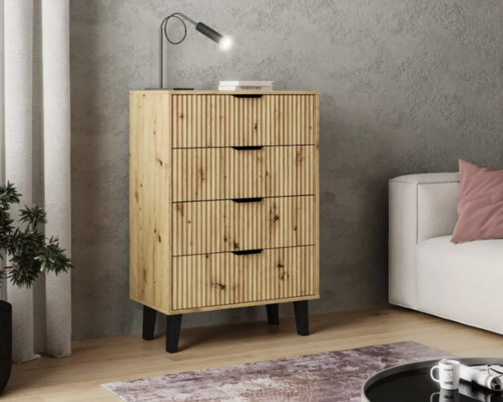 Komoda Borg Duo z 4 szufladami 