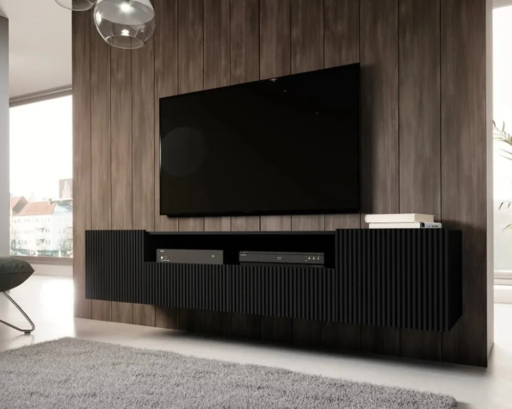 Závěsný TV stolek Nicole 200 s přihrádkou
