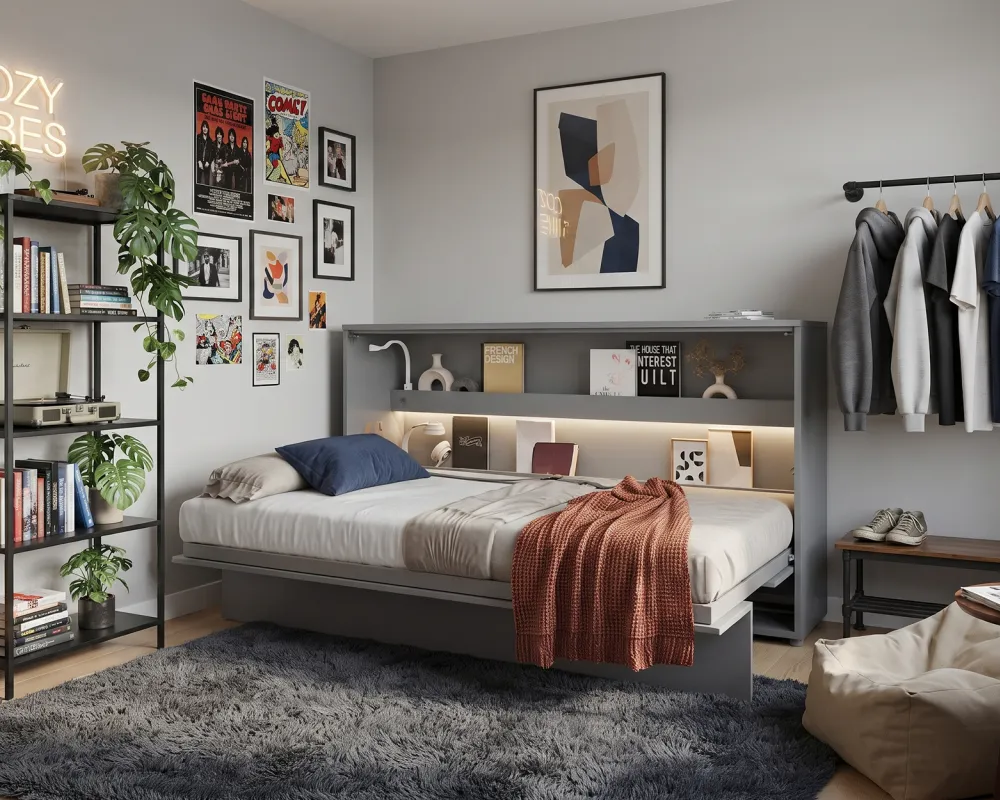 Sklápěcí postel horizontální 120 Bed Concept