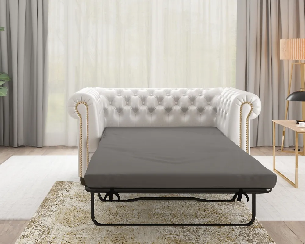 Sofa 2-osobowa Chesterfield York z funkcją spania