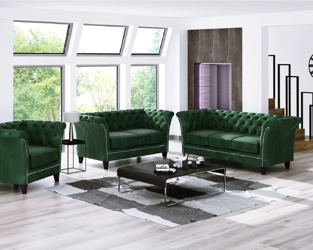 Sofa 3-osobowa Chesterfield Derby