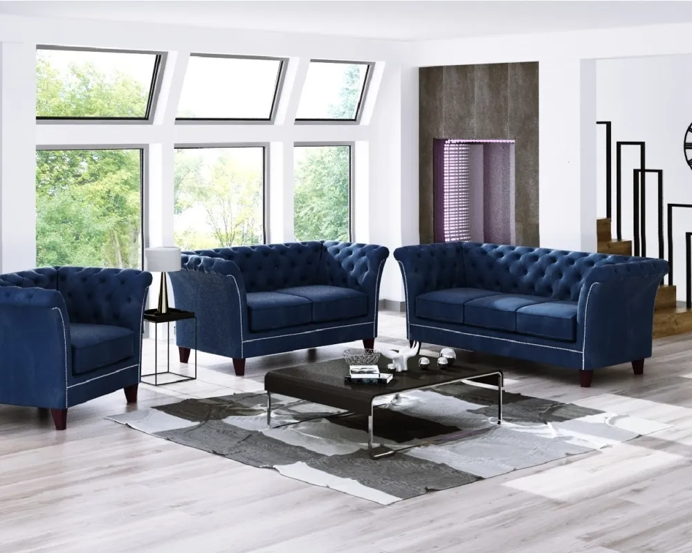 Sofa 3-osobowa Chesterfield Derby