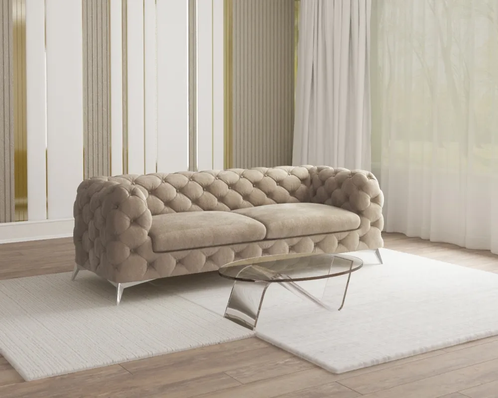 Sofa 2.5-osobowa Chesterfield Chelsea bez funkcji spania