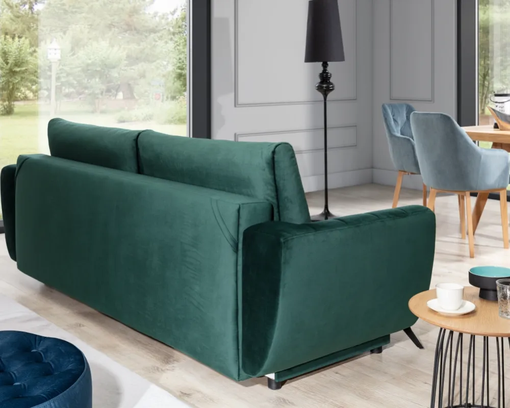 Sofa Megis z funkcją spania i pojemnikiem na pościel