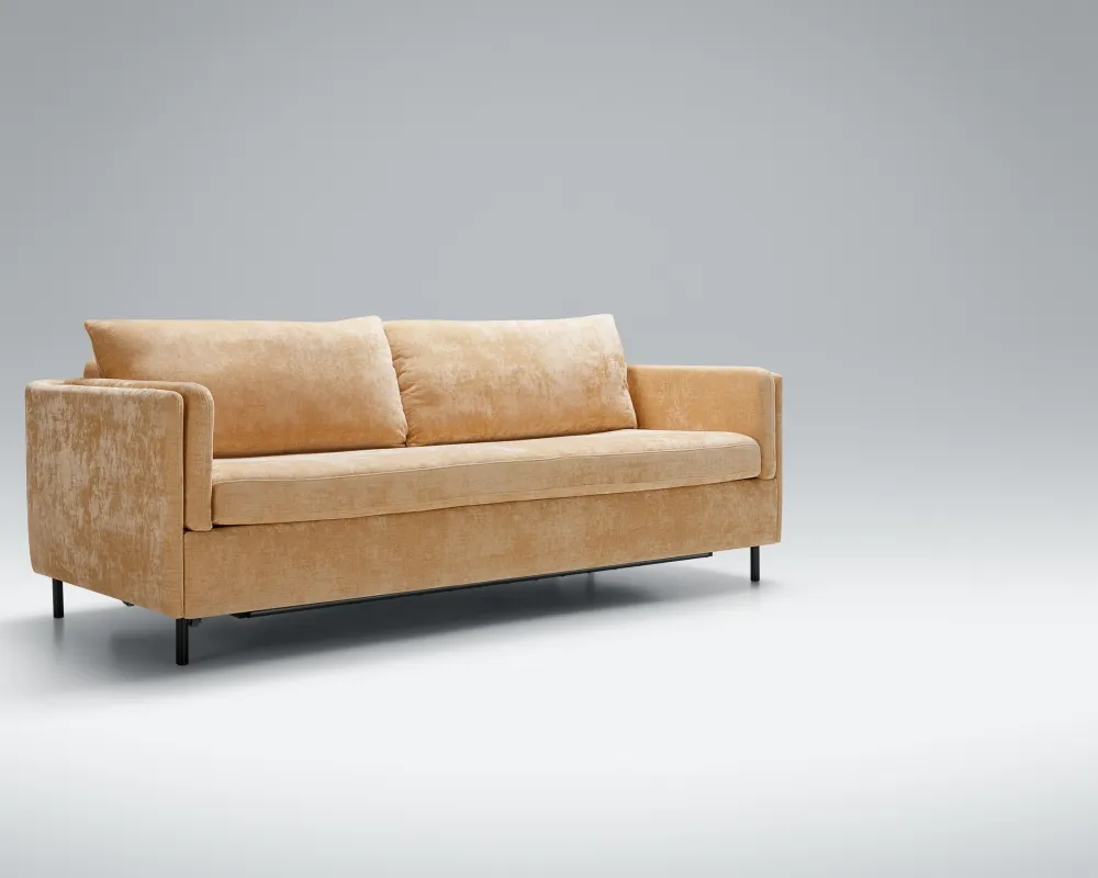 Sofa 3-osobowa Pixie z funkcją spania typu stelaż włoski