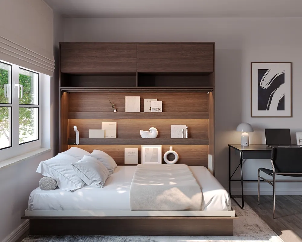 Sklápěcí postel vodorovná 140 Bed Concept