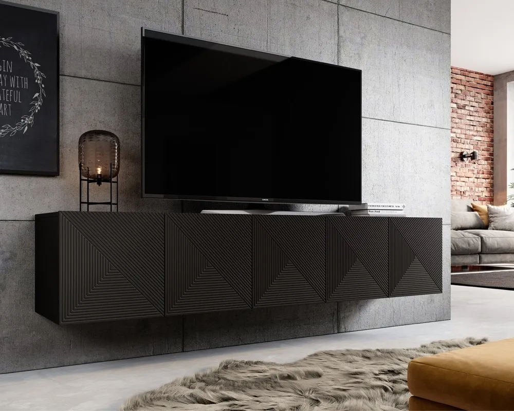 Závěsný TV stolek Asha 200 cm