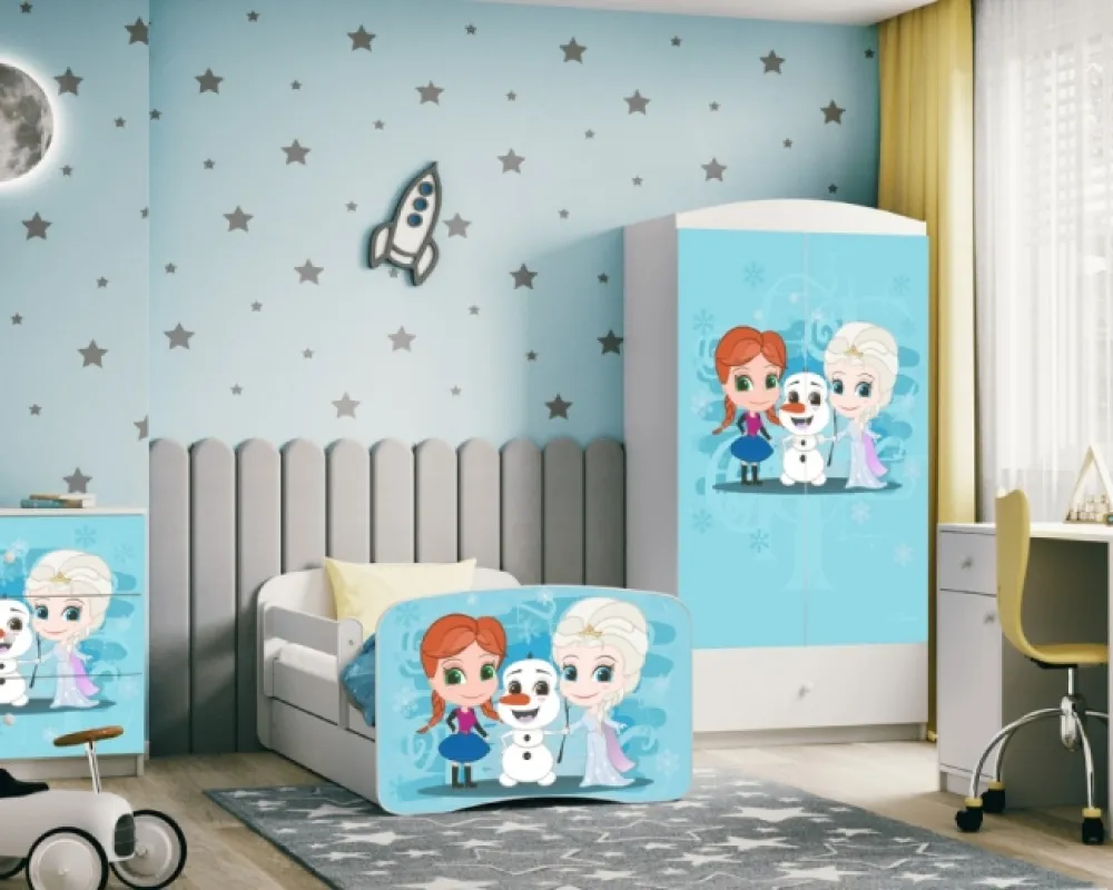 Łóżko Babydreams 140 z szufladą i materacem