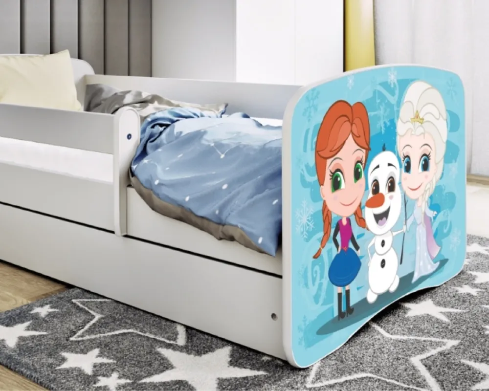 Łóżko Babydreams 180 z szufladą i materacem