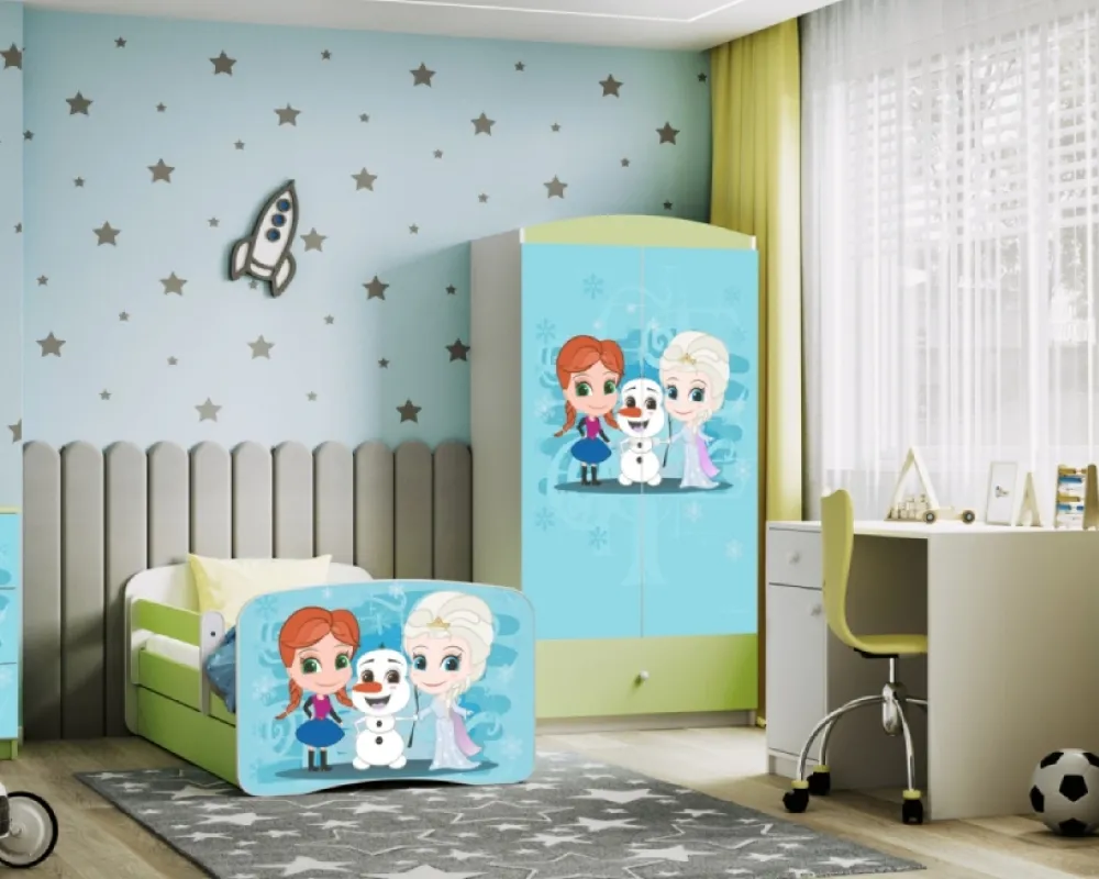 Łóżko Babydreams 180 z szufladą i materacem
