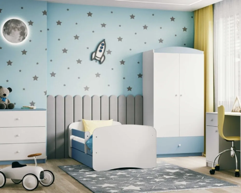 Łóżko Babydreams 140 z szufladą i materacem