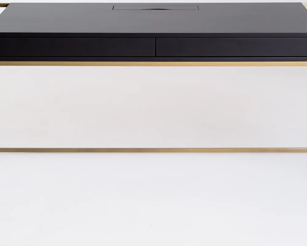 Psací stůl do kanceláře nebo studentského pokoje 160 k16 black
