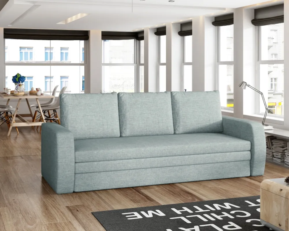 Sofa Inversa z funkcją spania i pojemnikiem na pościel