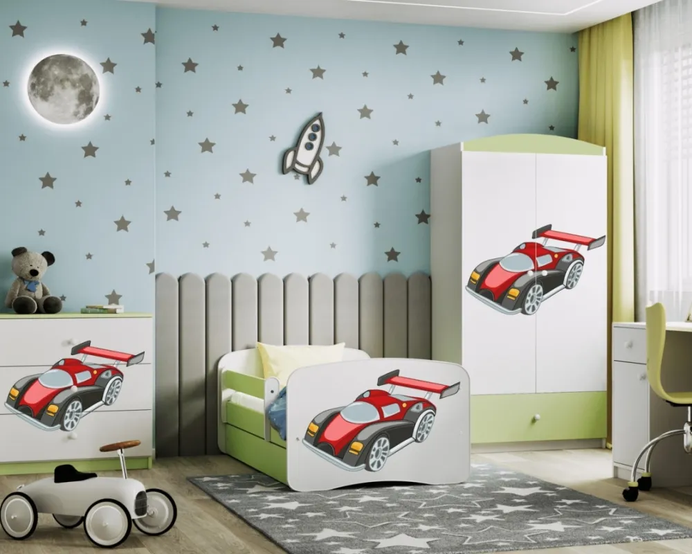 Łóżko Babydreams 180 z materacem lateksowym