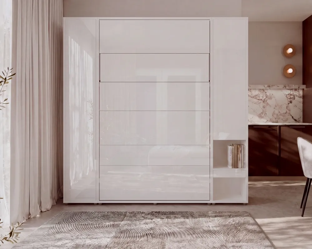Półkotapczan elektryczny pionowy 140 z zagłówkiem Bed Concept