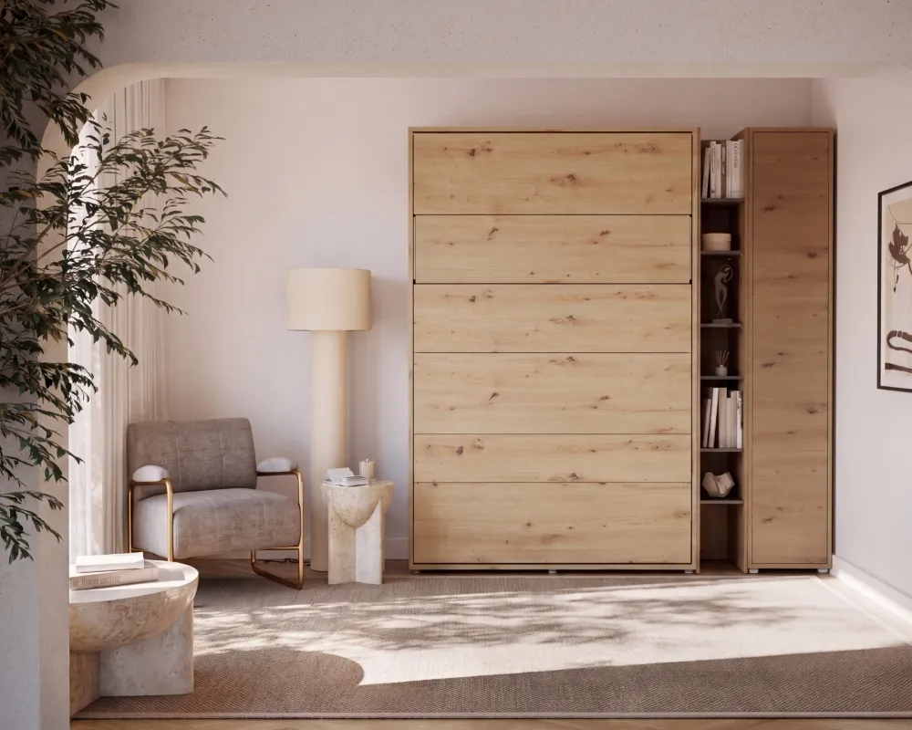 Półkotapczan elektryczny pionowy 140 z zagłówkiem Bed Concept