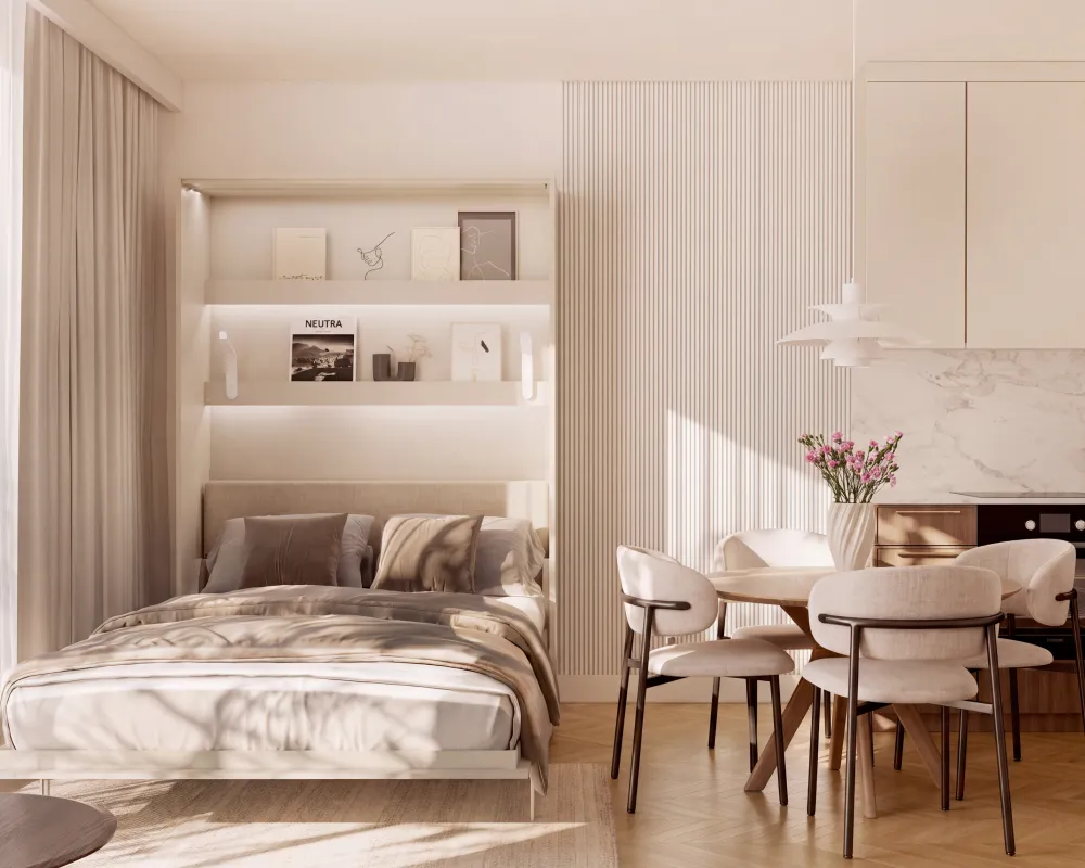 Półkotapczan elektryczny pionowy 140 z zagłówkiem Bed Concept