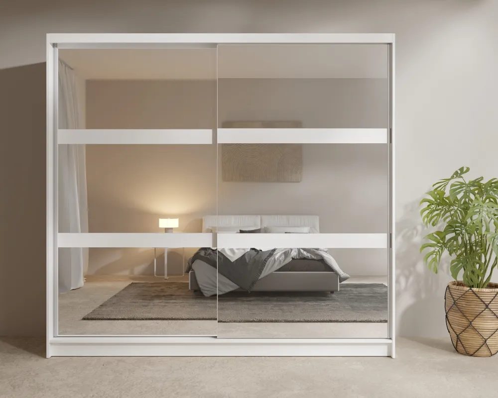 Šatní skříň s posuvnými dveřmi Fino