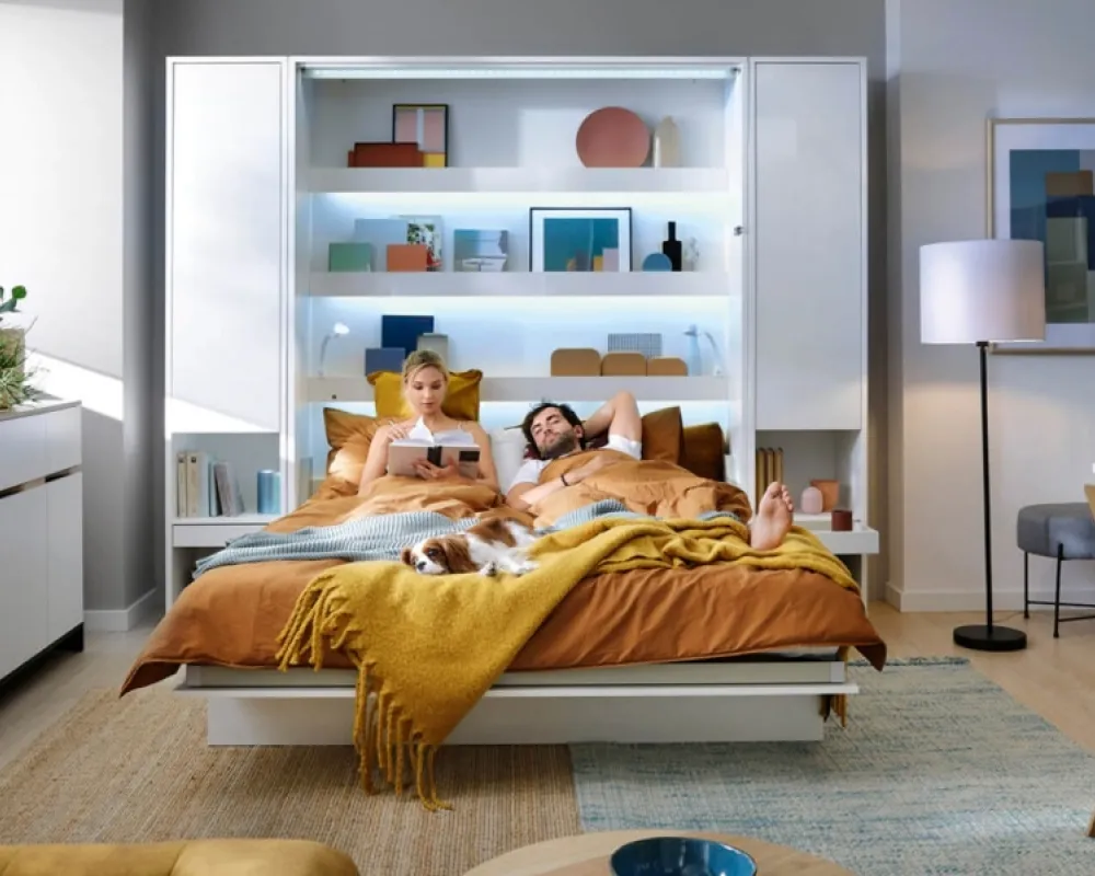 Sklápěcí postel svislá 160 Bed Concept