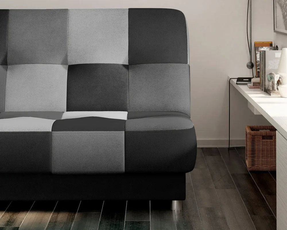 Sofa Cayo z funkcją spania typu click-clack i pojemnikiem na pościel